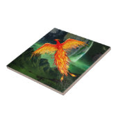 Hochfliegender Phoenix Fliese (Seite)