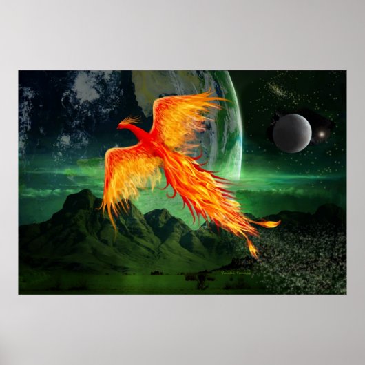 Hochfliegender Phoenix Poster (Vorne)