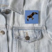 Hochfliegender roter Drachen Button (Beispiel)
