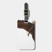 Hochfliegender Weißkopfseeadler Gepäckanhänger (Vorderseite vertikal)