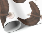 Hochfliegender Weißkopfseeadler Geschenkpapier (Rolleneckpunkt)