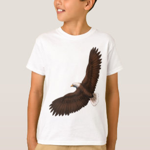 Hochfliegender Weißkopfseeadler T-Shirt