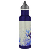 Hochfliegendes Skateboarder - Skateboarding Tricks Edelstahlflasche (Links)