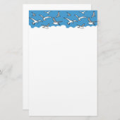 Hochfliegendes Vogeldesign Briefpapier (Vorne/Hinten)