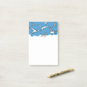 Hochfliegendes Vogeldesign Post-it Klebezettel (Auf Schreibtisch)