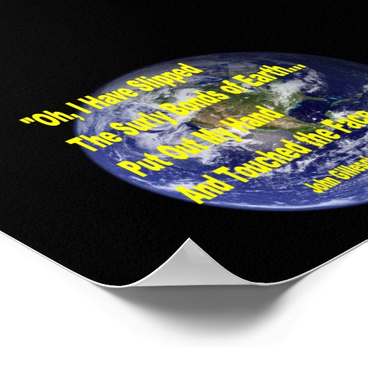 Hochflug Poster (Ecke)