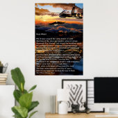 Hochflug-V-1 Poster (Heimbüro)