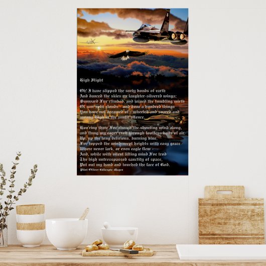 Hochflug-V-1 Poster (Küche)