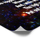 Hochflug von John Gillespie Magee, Jr Poster (Ecke)