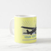 Hochflügel Kaffeetasse (Vorderseite Links)