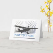 Hochflügel Karte (Gelbe Blume)