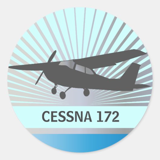 Hochflügel Runder Aufkleber (Vorderseite)