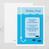 Hochflutfischerei Einladung (Vorne/Hinten)