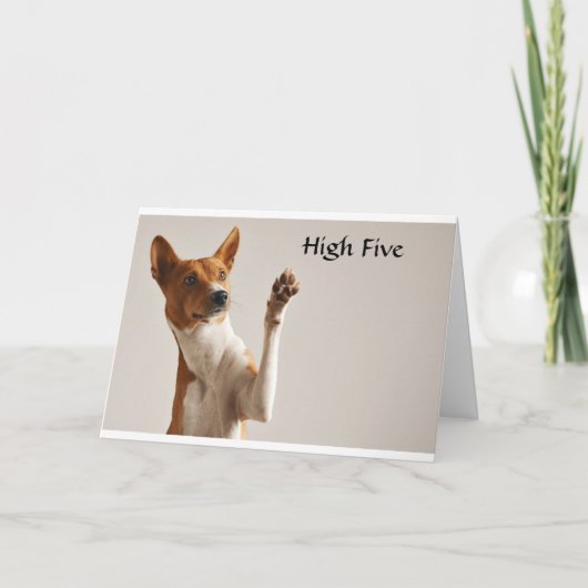 **HOCHFÜNF** ES IST "IHR GEBURTSTAG" KARTE (Vorderseite)