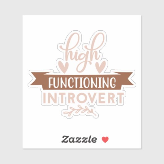 Hochfunktionierende Einführung Aufkleber (Blatt)