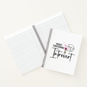 Hochfunktionierendes Introvert-Notebook Notizblock