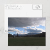 Hochgebirge Postkarte (Vorne/Hinten)