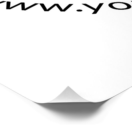 Hochgeladene QR-Codevorlage mit bearbeitbarem Text Poster (Ecke)