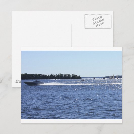 Hochgeschwindigkeit Postkarte (Vorne/Hinten)