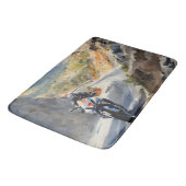 Hochgeschwindigkeits-Abenteuer in lebendiger Bergw Badematte (Schrägansicht)