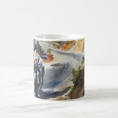 Hochgeschwindigkeits-Abenteuer in lebendiger Bergw Kaffeetasse (Mittel)