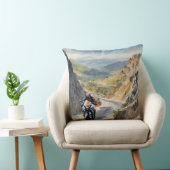 Hochgeschwindigkeits-Abenteuer in lebendiger Bergw Kissen (Stuhl )