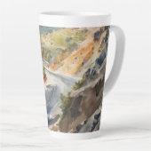 Hochgeschwindigkeits-Abenteuer in lebendiger Bergw Milchtasse (Rechte Ecke)