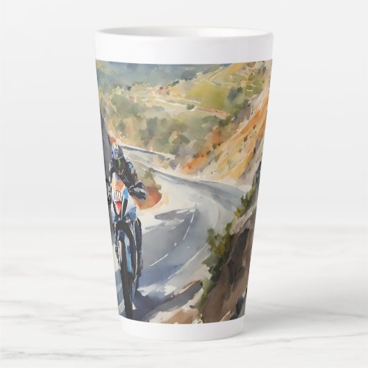 Hochgeschwindigkeits-Abenteuer in lebendiger Bergw Milchtasse (Vorderseite)