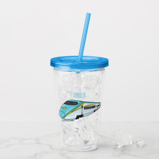 Hochgeschwindigkeits-Cartoon Acryltrinkbecher (Rückseite Ice)
