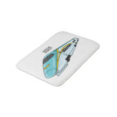 Hochgeschwindigkeits-Cartoon Badematte (Schrägansicht)