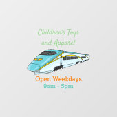 Hochgeschwindigkeits-Cartoon Fensteraufkleber (Blatt)