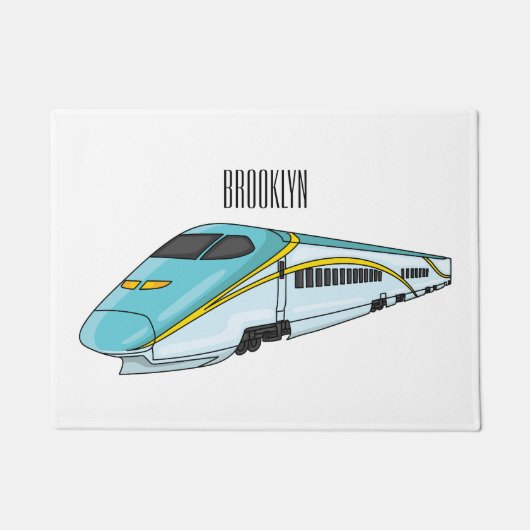 Hochgeschwindigkeits-Cartoon Fußmatte (Vorderseite)