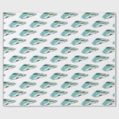 Hochgeschwindigkeits-Cartoon Geschenkpapier (Flach)