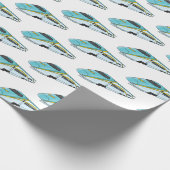 Hochgeschwindigkeits-Cartoon Geschenkpapier (Ecke)