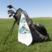 Hochgeschwindigkeits-Cartoon Golfhandtuch (Gras)