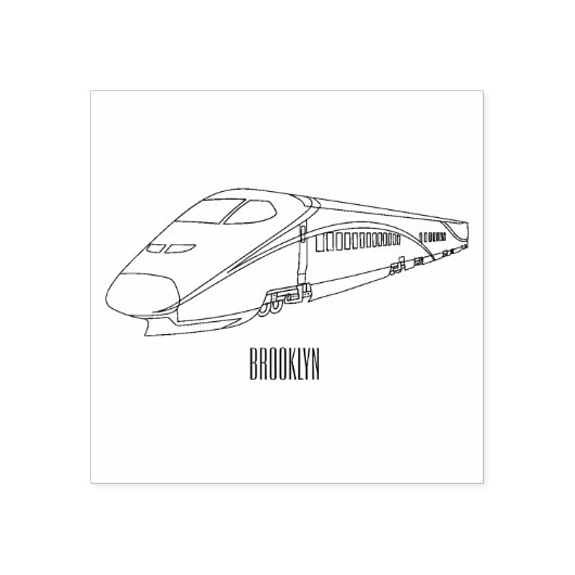 Hochgeschwindigkeits-Cartoon Gummistempel (Prägung)