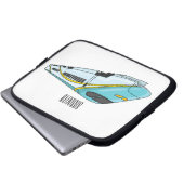 Hochgeschwindigkeits-Cartoon Laptopschutzhülle (Vorne Knopf)