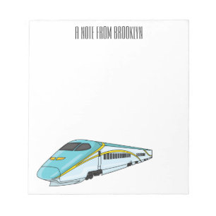 Hochgeschwindigkeits-Cartoon Notizblock