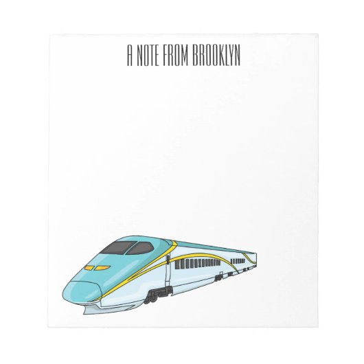 Hochgeschwindigkeits-Cartoon Notizblock (Vorderseite)