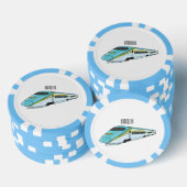 Hochgeschwindigkeits-Cartoon Pokerchips (Stapel)