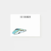 Hochgeschwindigkeits-Cartoon Post-it Klebezettel (Vorderseite)