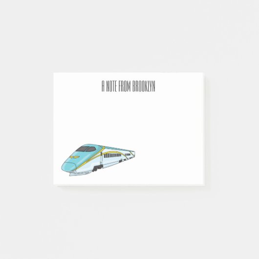 Hochgeschwindigkeits-Cartoon Post-it Klebezettel (Vorderseite)