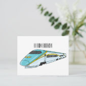 Hochgeschwindigkeits-Cartoon Postkarte (Stehend Vorderseite)