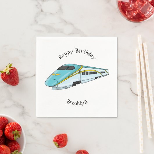 Hochgeschwindigkeits-Cartoon Serviette (Beispiel)