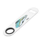 Hochgeschwindigkeits-Cartoon Speed Flaschenöffner (Vorderseite Schrägansicht)