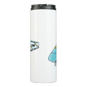 Hochgeschwindigkeits-Cartoon Thermosbecher (Rückseite)