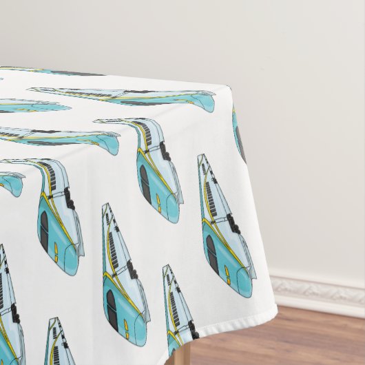 Hochgeschwindigkeits-Cartoon Tischdecke (Beispiel)