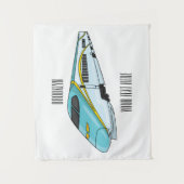 Hochgeschwindigkeits-Cartoon Wandteppich (Vorderseite)