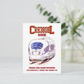 Hochgeschwindigkeits-CRH380BL-China Eisenbahn Elek Postkarte (Stehend Vorderseite)