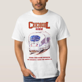 Hochgeschwindigkeits-CRH380BL-China Eisenbahn Elek T-Shirt